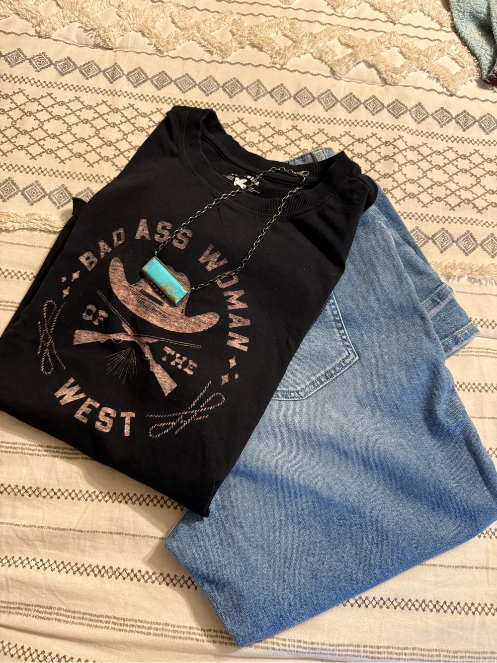 Idyllwind Black Graphic Short Sleeve Tee
